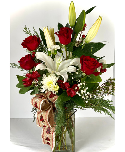 Merry & Bright Fresh Arrangement Powell Florist Exclusive