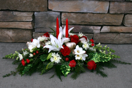 Deck the Halls Christmas Centerpiece