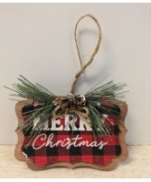 Merry Christmas ornament. Gift