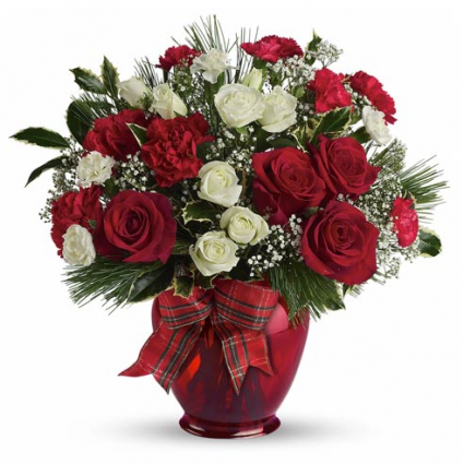 MERRY CHRISTMAS Vase Arrangement