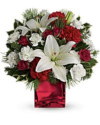 Merry Holiday Bouquet Christmas Arrangement