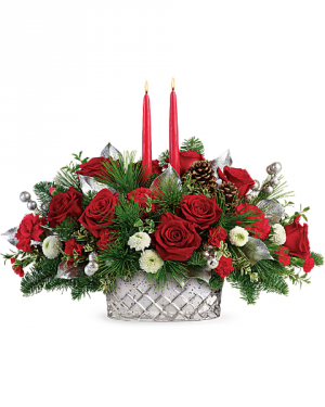 Merry Mercury Centerpiece holiday