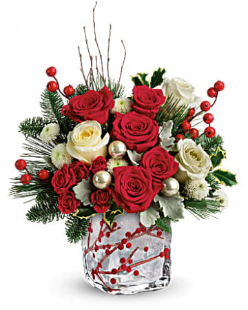 Merry Rose Arrangement Christmas 