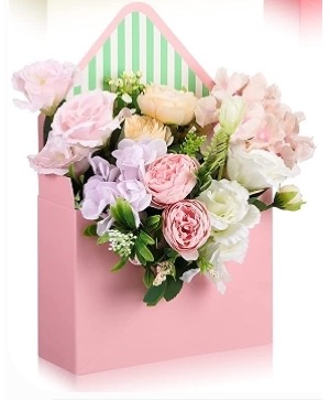 Mom’s Message Bouquet Keepsake  Envelope of silk flowers(various colors 