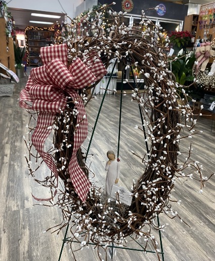 Messenger Willow Tree  Silk wreath 