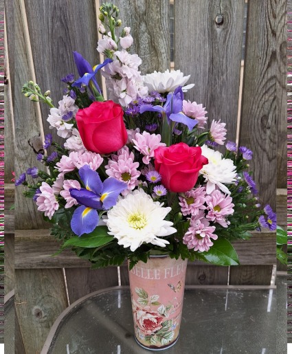 Metal Belle Fleur bouquet 