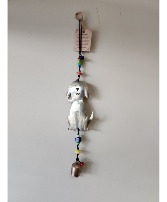 Metal Dog Wind Chime