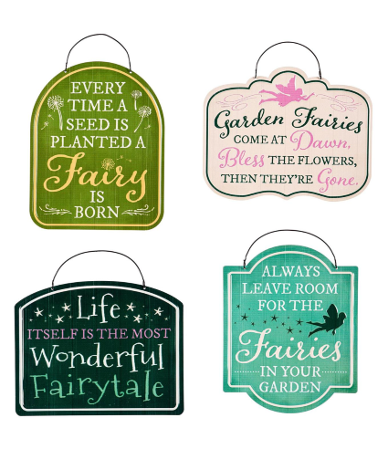 Metal Fairy Signs 