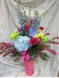 Metal French Bucket Everyday Floral