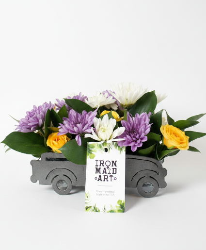 Metal Truck Planter 