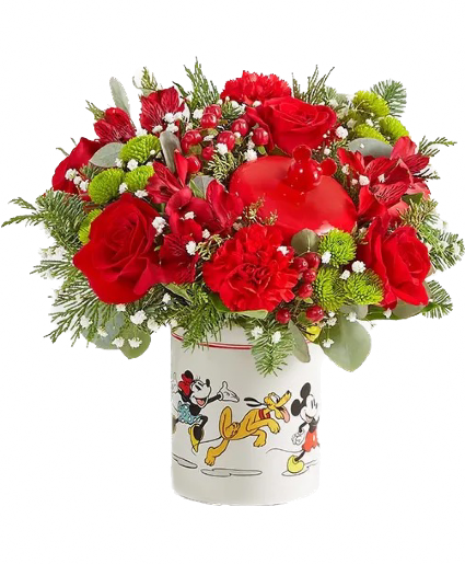 Mickey Mouse & Friends Holiday Cookie Jar 