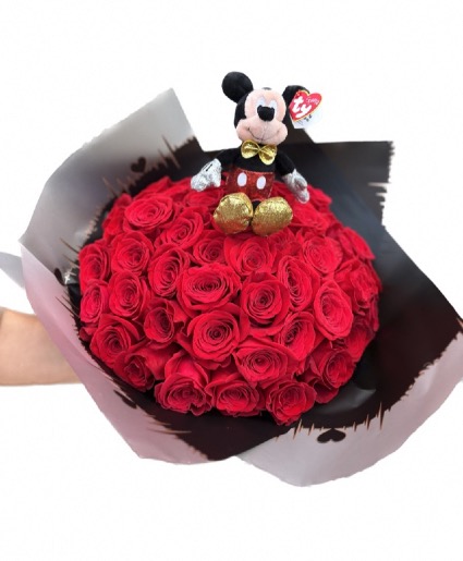 Mickey Mouse ramo  Ramo Valentine trendy rose bouquet 