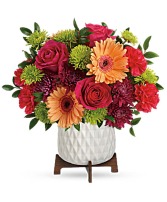 Mid Mod Brights Table Arrangement