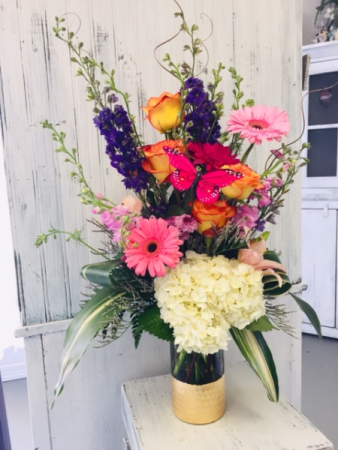 Midas Blooms Floral Arrangement