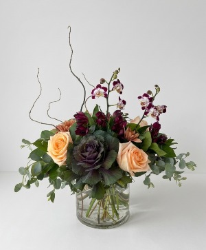 Midnight Aubergine Floral Arrangement