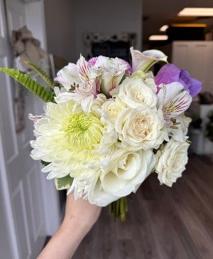 Midnight Lavender Prom Bouquet
