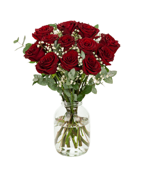 Midnight Merlot Rose Arrangement