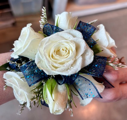 Midnight Navy Wristlet 