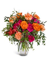 Mimosa Glow Flower Arrangement