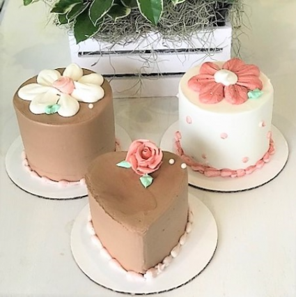 Mini Cakes Fresh from the Bakery