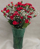 Mini Carnation Bunches Valentine's Day