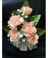 5 Mini Carnation Wrist Corsage