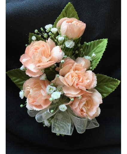 5 Mini Carnation Wrist Corsage