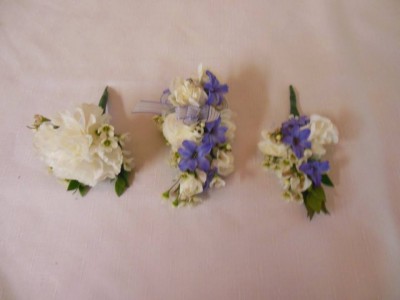 MINI CARNATION CORSAGE & BOUTONNIERE PROM CORSAGE
