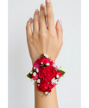 Mini Carnation  Wrist Corsage