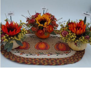 mini pumpkin arrangement fresh pumpkin
