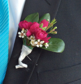 Mini Carnation (Purple) Boutonniere