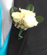 Mini Rose (White) Boutonniere