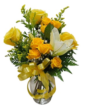 Mini yellow Floral arrangement 