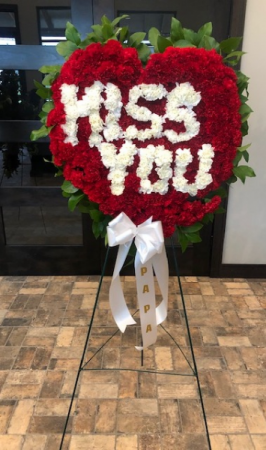 Miss You Heart Custom Heart
