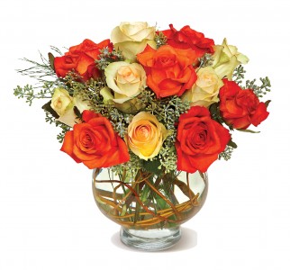 Mix color roses roses - medium size