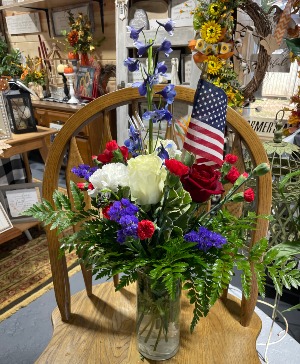 Mix Flowers Vase