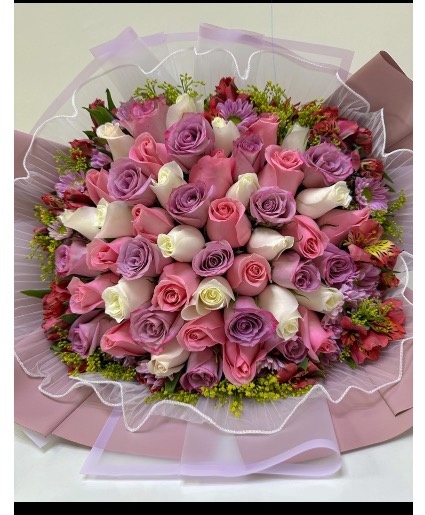 Mix lavander, pink, white Buchon