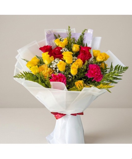 Mix yellow flowers  