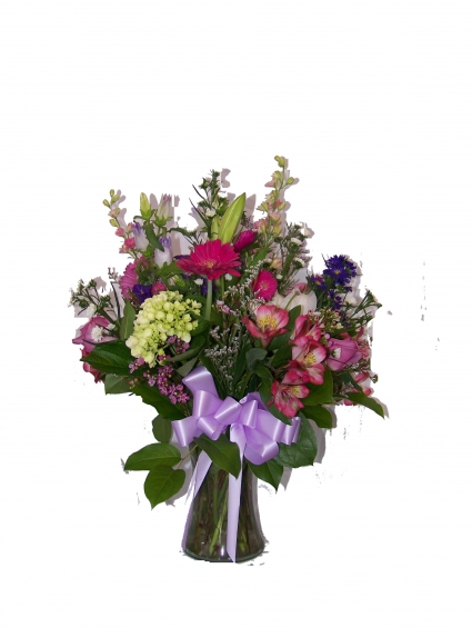 MIXED BOUQUET VASE ARRANGEMENT