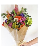 Mixed bouquet wrap  Fresh flowers 