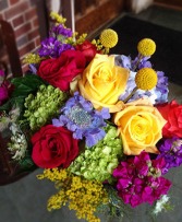 Mixed bunch  Wrapped arrangenent