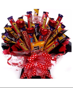 Mixed Candy Bar Arrangement 