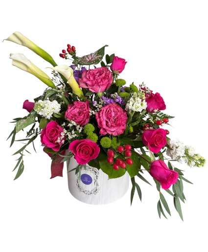 Mixed Flower Box red and pink - C02 all occasion