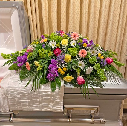 Mixed Flower Casket Spray  Casket Spray