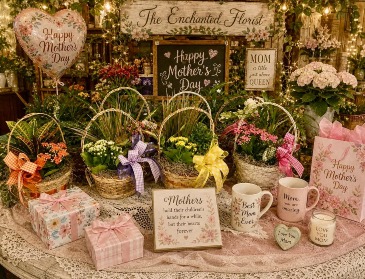 Mixed Planter Baskets Mixed green or blooming plants in Monument, CO | Enchanted Florist