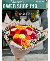 Mixed rose bouquet  rose bouquet 