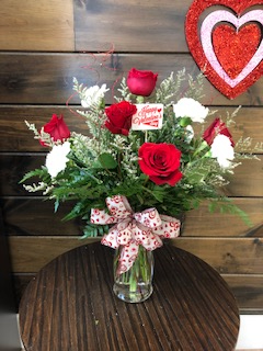 Mixed Roses and Carnations 