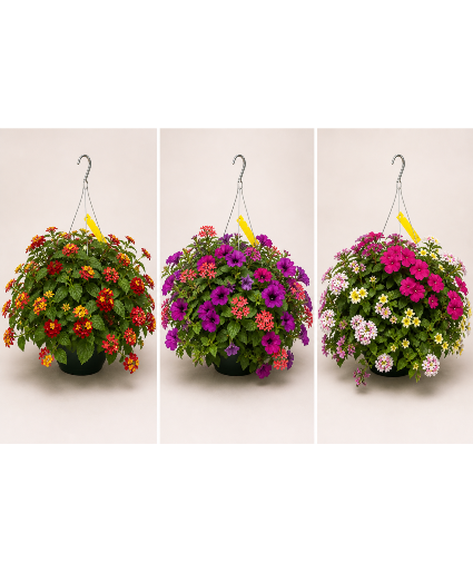 Mixed Sun Hanging Basket Flowering Hanging Basket