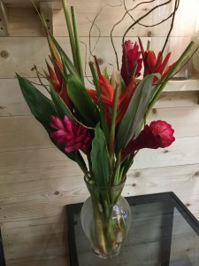 Mixed Tropical Vase 