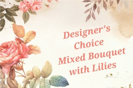 Mixed with Lilies Mother's Day